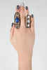 Faux Stone Armor Ring Set