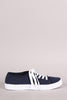 Wild Diva Lounge Canvas Lace Up Sneaker