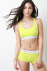 Contrast Band Sport Bralette