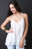 Open Back Flowy Spaghetti Strap Top