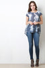 Cloudy Tie Dye High-Low Top