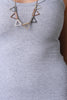 Solid Scoop Neck Sleeveless Romper