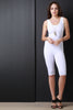 Solid Scoop Neck Sleeveless Romper