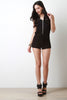 Hooded Thermal Sleeveless Zip Up Romper