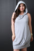 Cross-Back Sleeveless Hooded Tunic