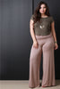 Wide Leg Knit Palazzo Pants