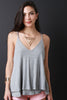 Flowy Thermal Spaghetti Strap Top