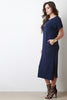 Pockets Midi T-shirt Dress