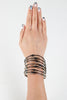 Stacked Multi Wire Cuff Bracelet