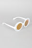 Bugs Eye Cutout Round Sunglasses