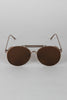 Straight Aviator Side Shield Sunglasses