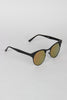 Semi-Rimless Matte Sunglasses