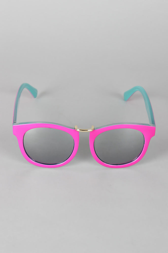 Two Tone Retro Vibe Sunglasses