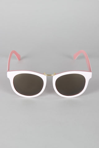 Two Tone Retro Vibe Sunglasses