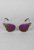 Butterfly Wing Wire Rimmed Sunglasses