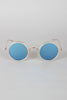 Vintage Metallic Round Sunglasses