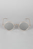 Vintage Metallic Round Sunglasses