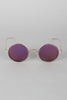 Vintage Metallic Round Sunglasses