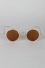 Vintage Metallic Round Sunglasses