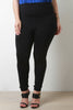 Jersey Knit High Waist Leggings