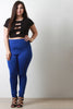 Jersey Knit High Waist Leggings