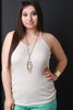 Thermal Knit Spaghetti Strap Racerback Top