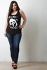 Panda Oh No Its Monday Again Graphic Print Top