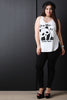 Panda Oh No Its Monday Again Graphic Print Top