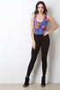 Paint Splatter Sleeveless Bodysuit