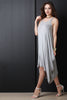 Trapeze Handkerchief Hem Maxi Dress