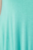 Trapeze Handkerchief Hem Maxi Dress