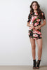 Floral Print Bodycon Mini Dress