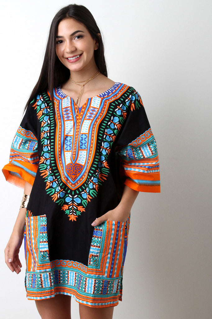 African Dashiki Long Top