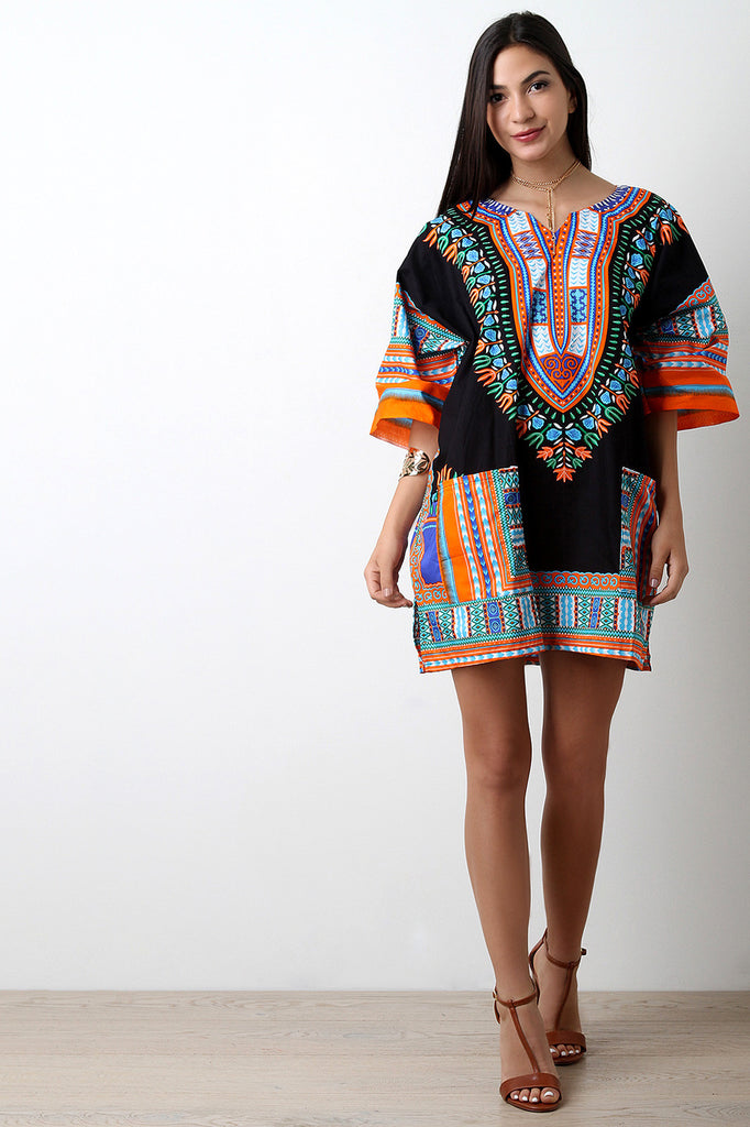 African Dashiki Long Top