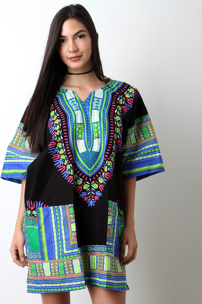 African Dashiki Long Top