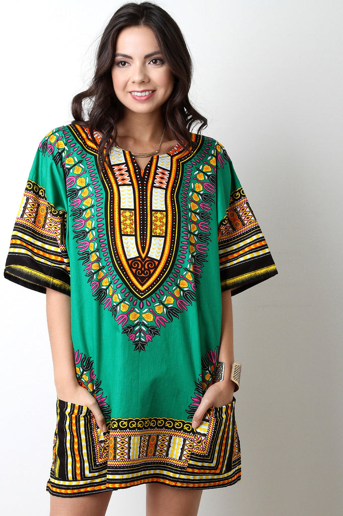 African Dashiki Long Top