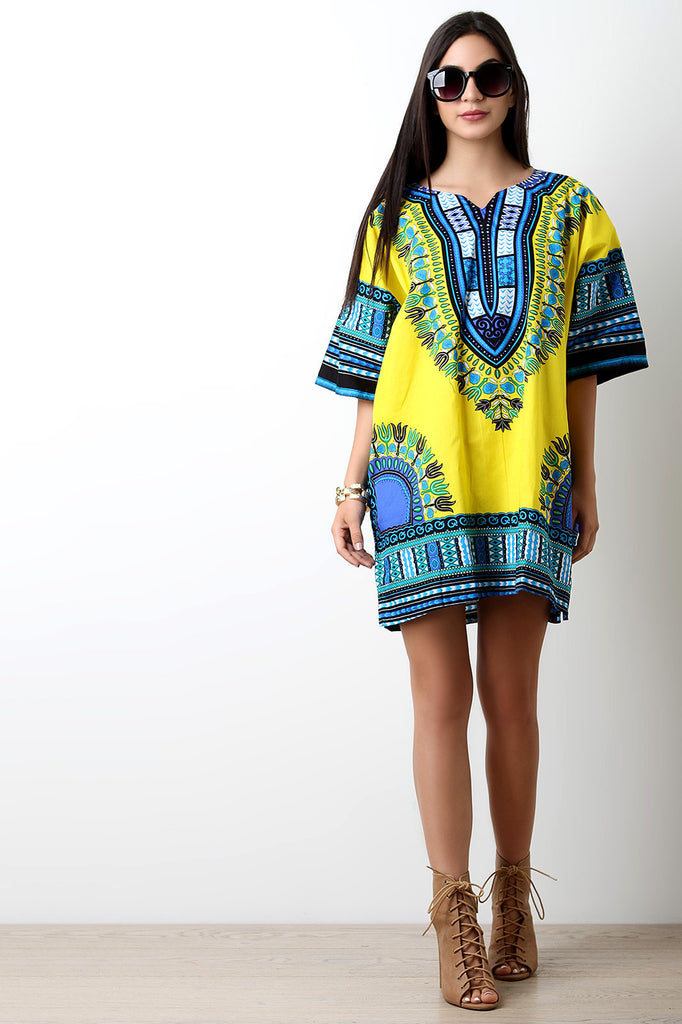 African Dashiki Long Top