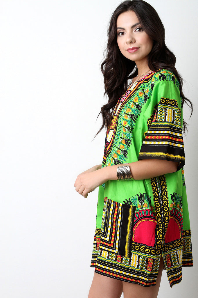 African Dashiki Long Top