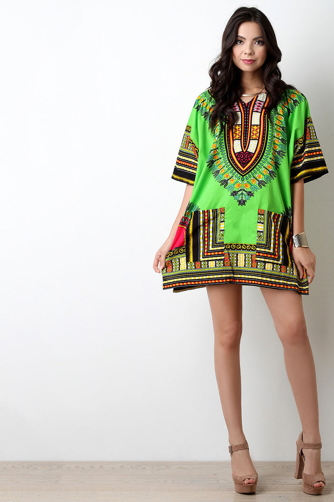 African Dashiki Long Top