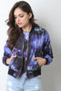 Galaxy Print Bomber Jacket